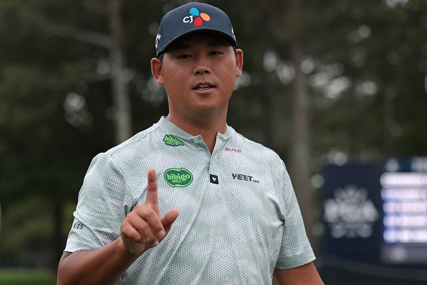 Si Woo Kim makes longest ace in PGA Championship history