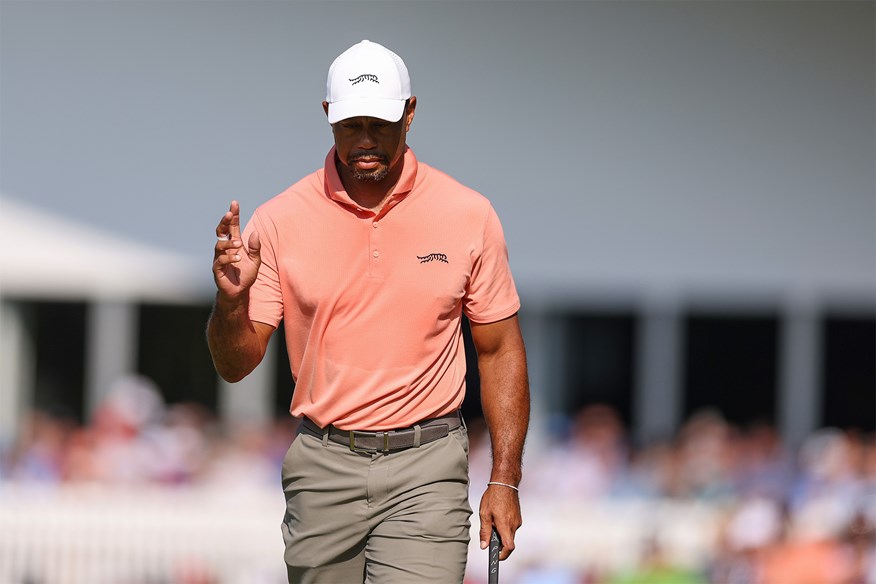 Tiger Woods finishes one-over par for his first round at the 2024 PGA Championship