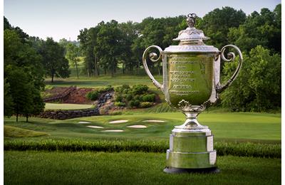 The Wanamaker Trophy is awarded to the winner of the PGA Championship – one of men's golf's four Majors.