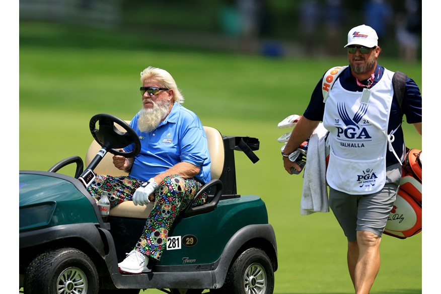 John Daly was permitted to use a golf cart at the 2024 PGA Championship