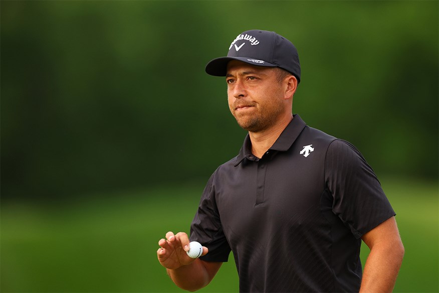 Xander Schauffele leads a bunched leaderboard going into Saturday at the PGA Championship