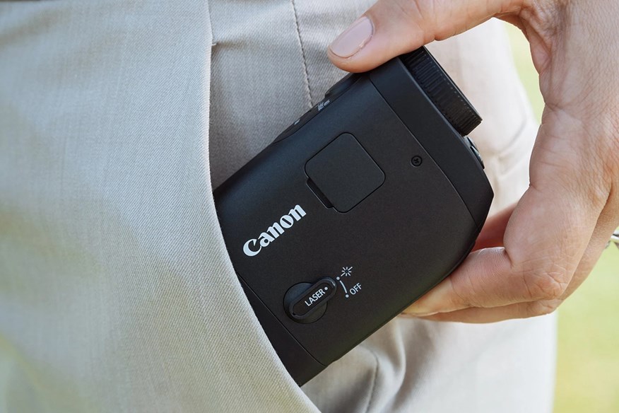 The Canon PowerShot fits easily into any pocket.