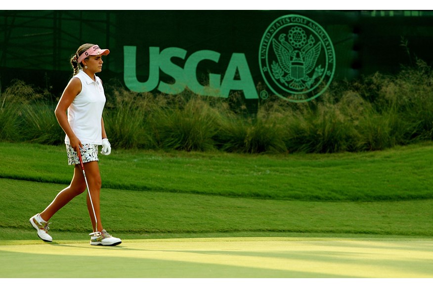 Lexi Thompson made her debut at the US Open in 2007 at the age of 12.