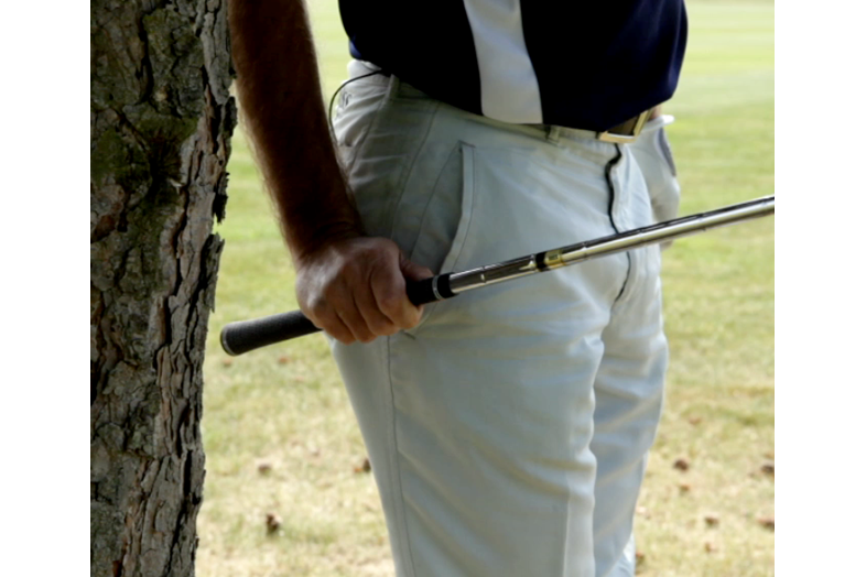 Recovery Zone – Backhanded tree trunk shot