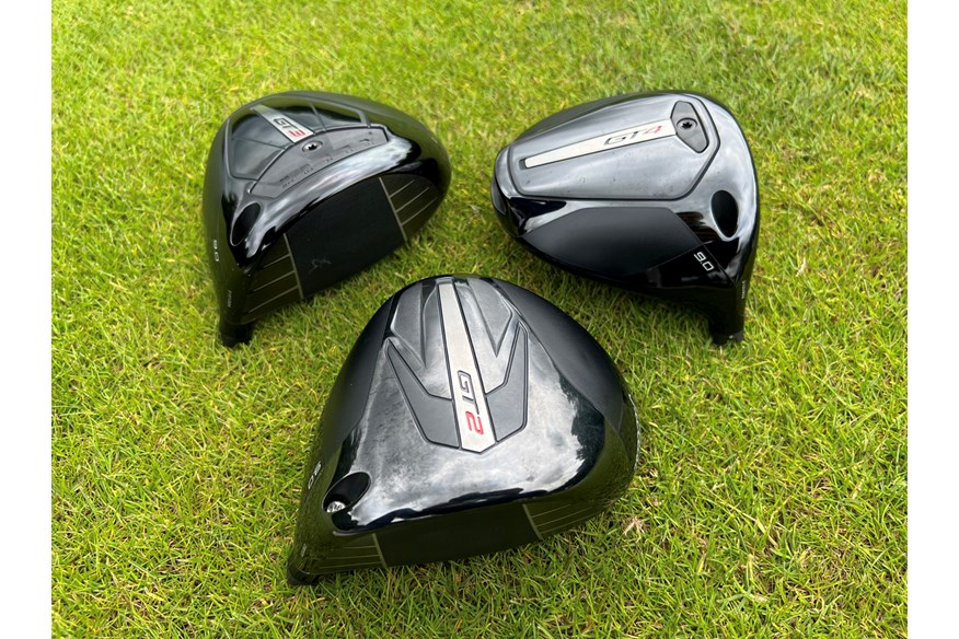 All three Titleist GT driver soles 