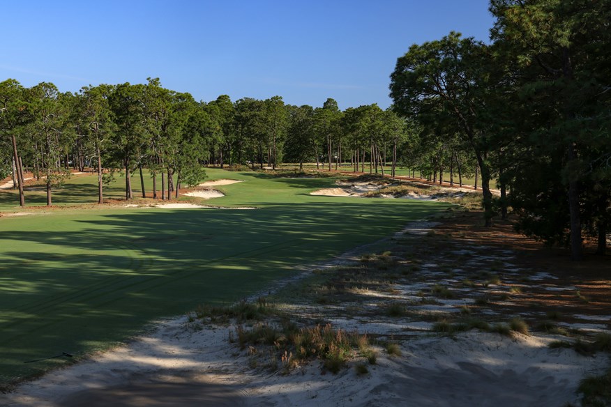 Positioning off the tee is crucial for success around Pinehurst