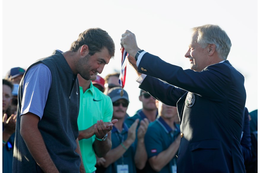 Scottie Scheffler Wins the US Open Low Amateur Medal in 2017