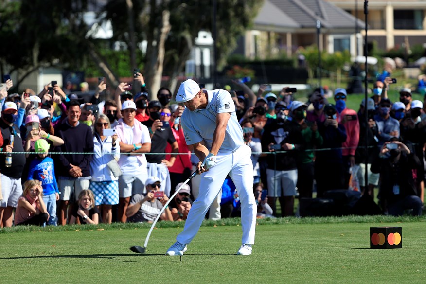 Arnold Palmer Invitational 2021 - Bryson DeChambeau drives a green