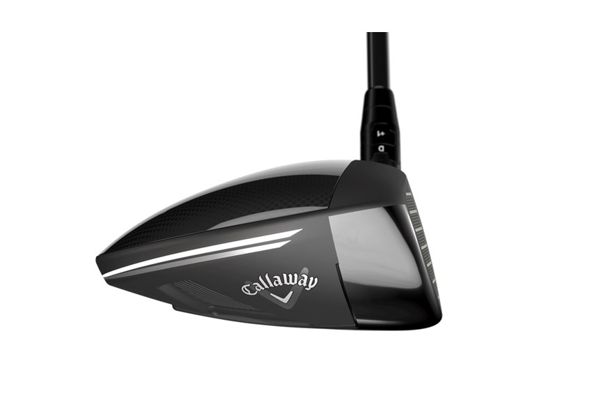 The Callaway AI-Smoke Ti 340 Mini Driver head profile   