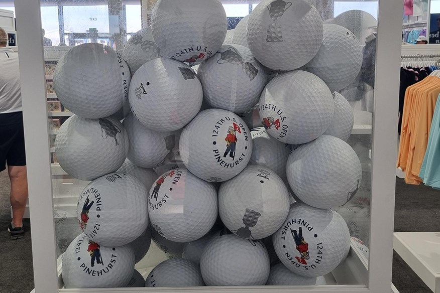 Pinehurst 124th US Open oversized golf balls