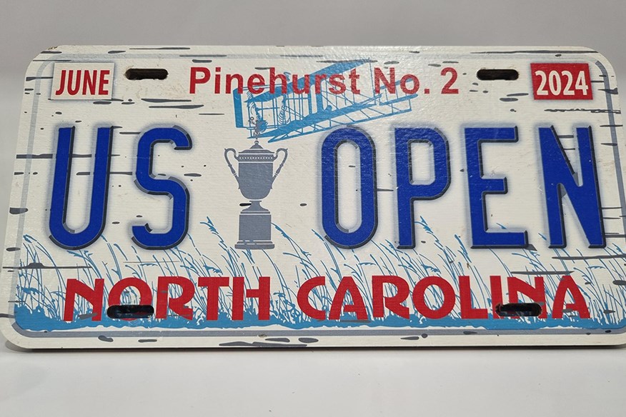 Pinehurst 124th US Open number plates