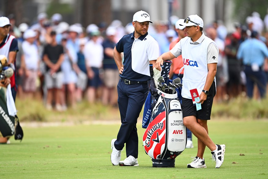 Xander Schauffele at the 124th US Open in Pinehurst