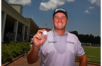 Sepp Straka after his hole-in-one at the 2024 US Open