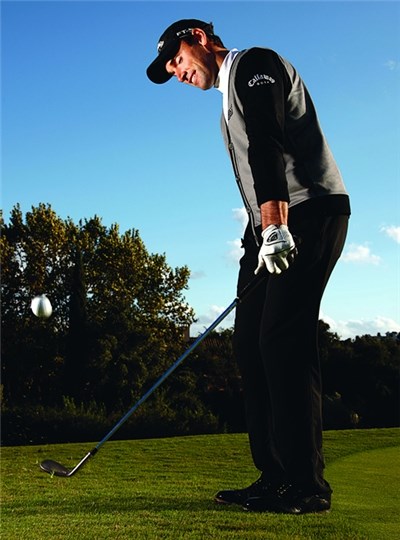 Practice chipping using one hand only.