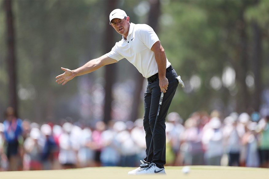 Rory McIlroy had an adventurous second round 72 at the 2024 US Open