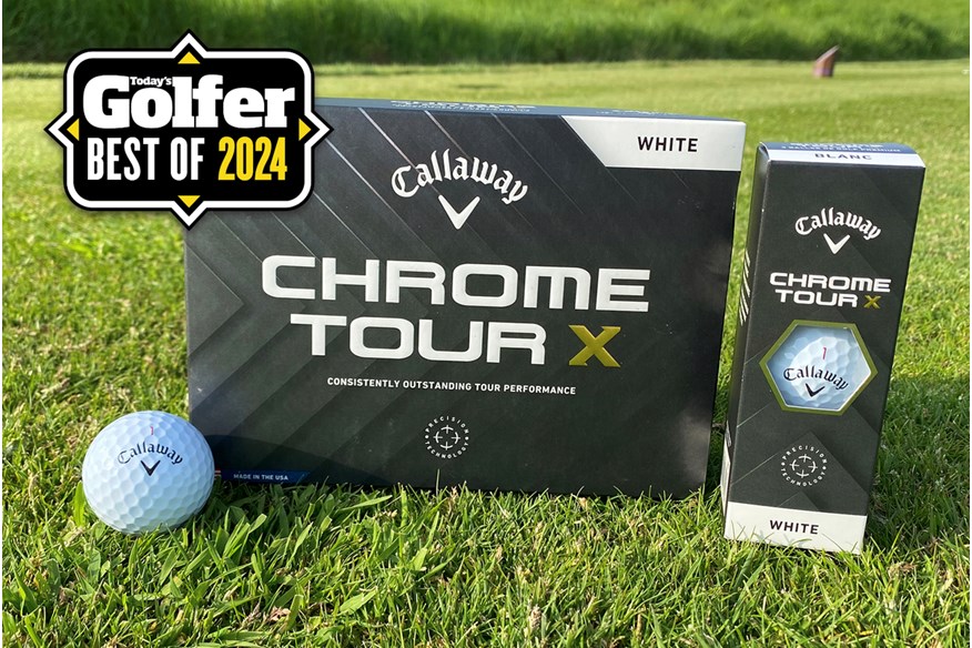 The Callaway Chrome Tour X with a Today's Golfer Best of 2024 badge