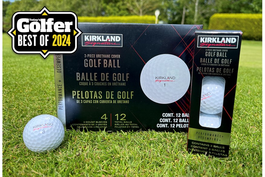 The Kirkland Signature V3 with a Today's Golfer Best of 2024 badge