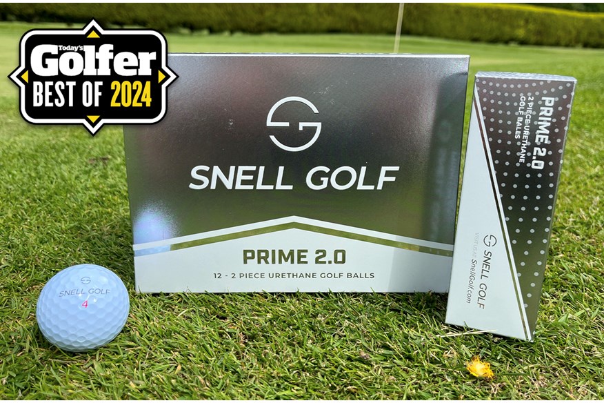 The Snell Prime 2.0 with a Today's Golfer Best of 2024 badge