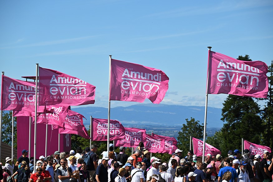 Who is in the field at the Evian Championship?