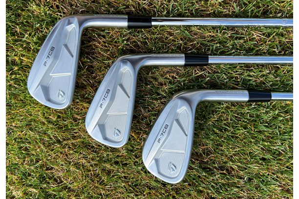 The back detailing of the TaylorMade P7CB 2024 irons