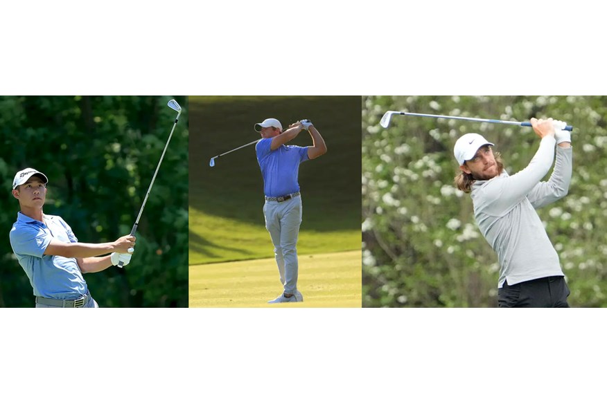 Rory McIlroy, Tommy Fleetwood and Collin Morikawa the players who've used the TaylorMade P7CB irons.