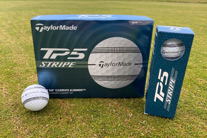 TaylorMade TP5 Stripe golf balls