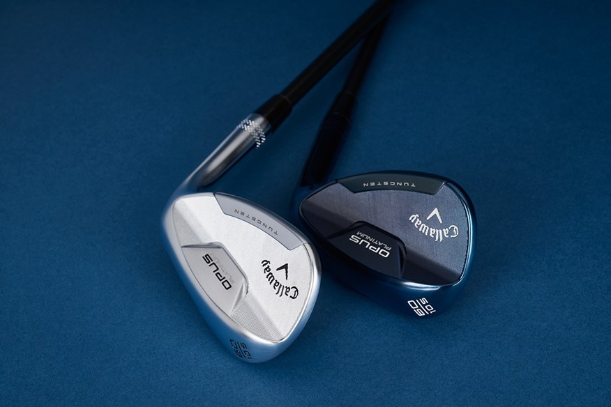 Opus Platinum wedges come in two finishes: Chrome and Blue