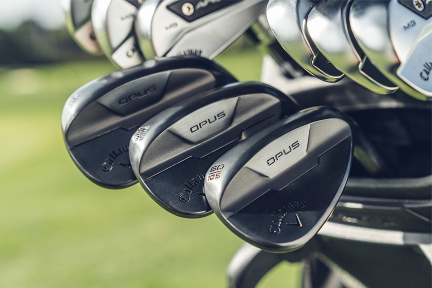 Callaway Opus wedges have three key groove technologies to improve spin