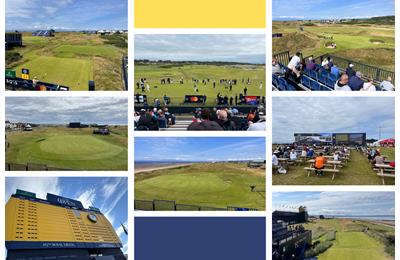 I walked the British Open course at Royal Troon to find the best viewing points for spectators.