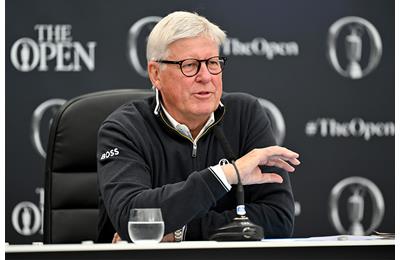 Martin Slumbers at his final Open Championship press conference in 2024