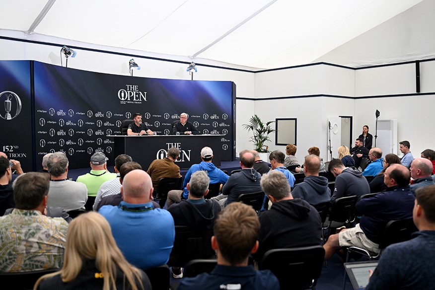 Martin Slumbers at the 2024 Open Championship press conference