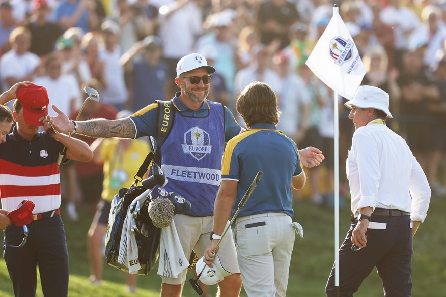 Ian Finnis has caddied for Tommy Fleetwood at three Ryder Cups