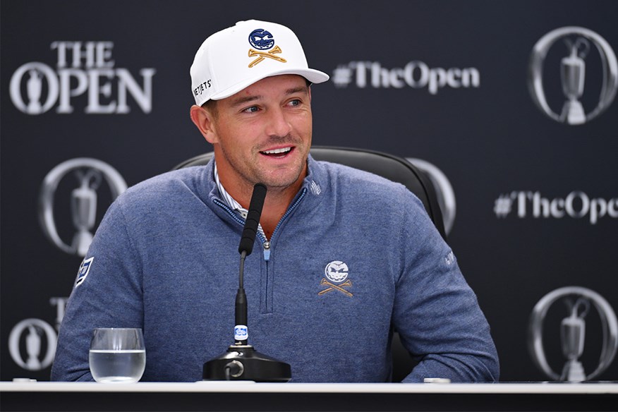 Bryson DeChambeau answers questions about his chances at Royal Troon