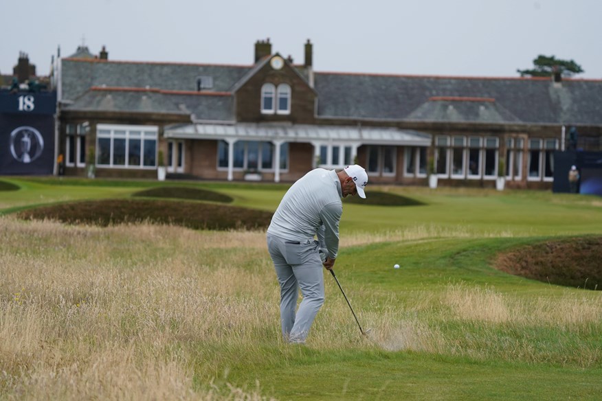 Michael Hendry on the 18th hole at Royal Troon