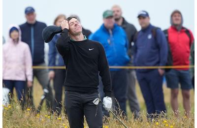 Rory McIlroy was one of many big names to struggle on Thursday at The Open