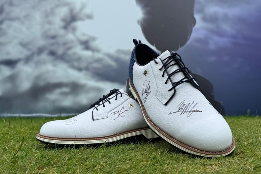 Win a pair of FootJoy Shoes signed by eight Open Champions