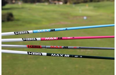 A close up of the KBS Max HL driver shaft