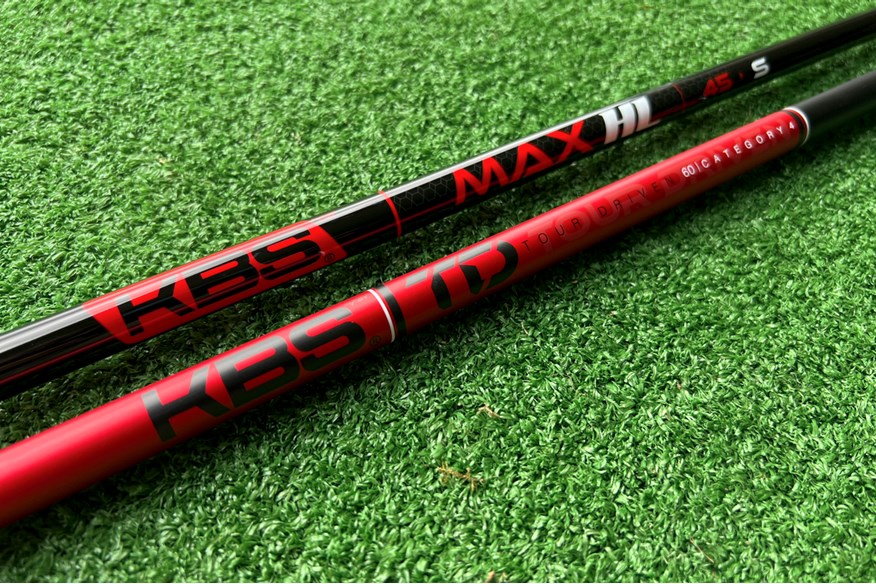 The KBS Max HL and TD driver shafts used in this test