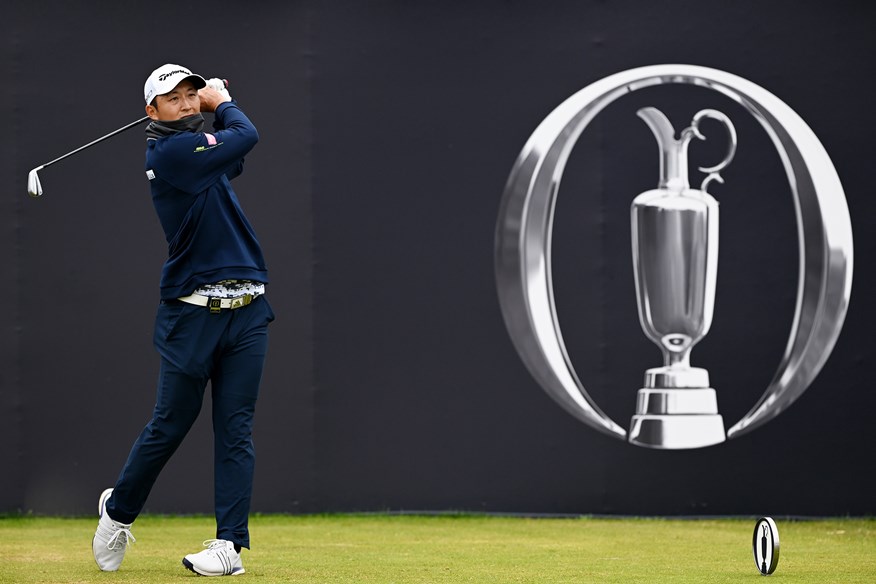 Aguri Iwasaki played three holes in 13-over par at The Open at Troon.