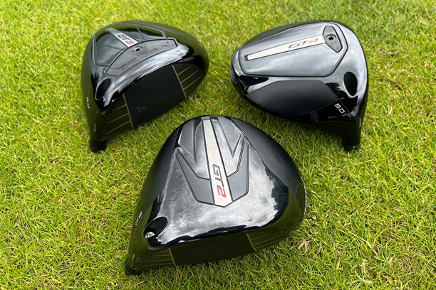 Titleist GT2 driver and with GT3 and GT4 alongside