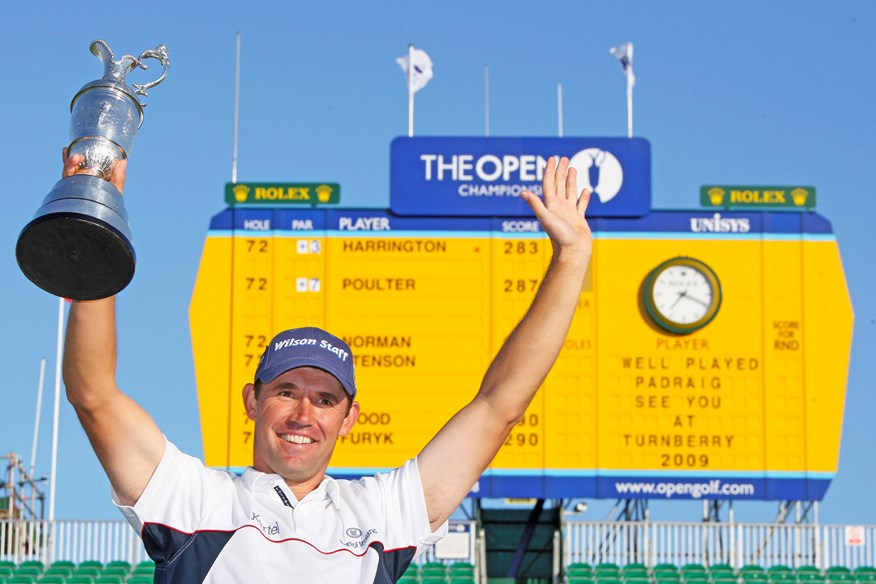 Padraig Harrington defended the Open Championship at Royal Birkdale in 2008.