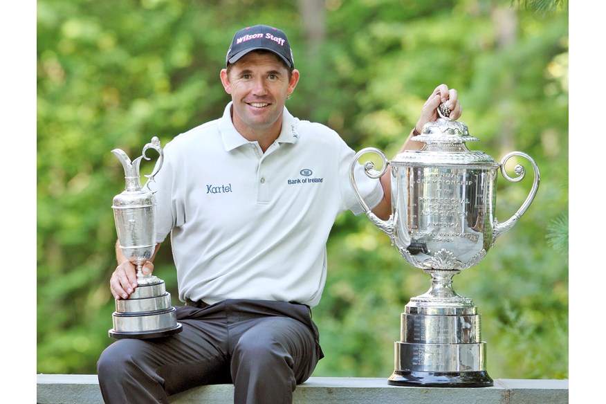 Between 2007 and 2008, Padraig Harrington won three majors in the space of just 13 months.