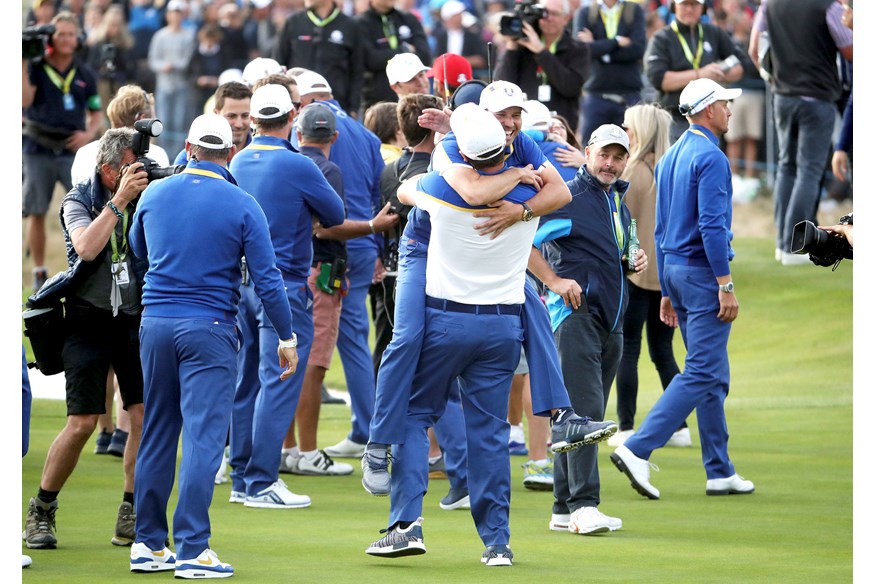 Sergio Garcia and Jon Rahm had a 100% record together at Whistling Straits.