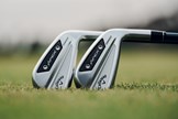 The Callaway Apex AI300 Irons on a golf course