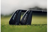 A close up of the back detailing of the Callaway Apex Ti Fusion iron