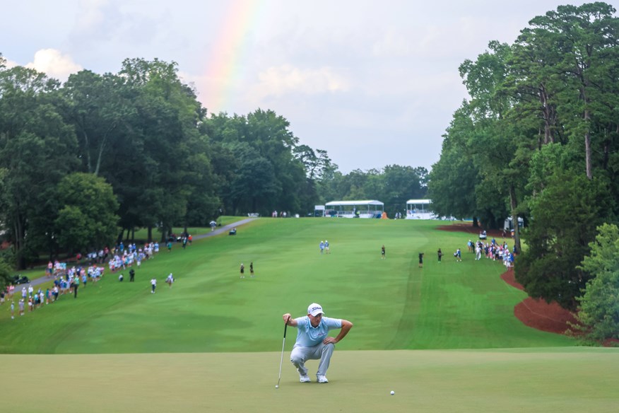 The Wyndham Championship is played at the Sedgefield Country Club in Greensboro, NC