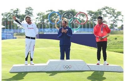 Did players get paid for winning a medal at the Paris Olympic Golf?