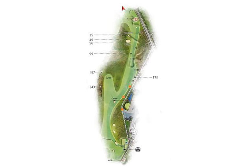 Hole 17 layout at St Andrews, Old Course