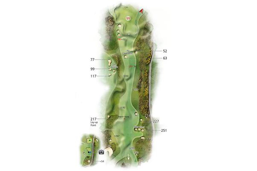 Hole 5 layout at St Andrews, Old Course