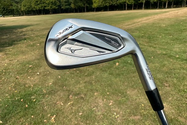 Mizuno JPX 925 Hot Metal Pro irons feature a black badge to separate themselves from their sister irons